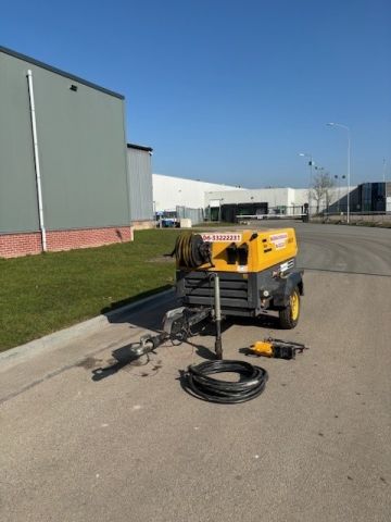 Pneumatische hamer dieselcompressor